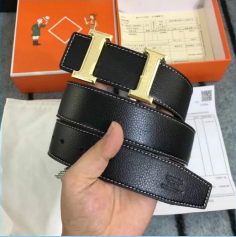 Fashion Men Belt Designer Luxury Business Smooth Buckle Mens Belts For Belt With Box