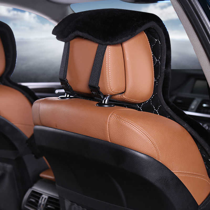 Car Seat Covers UNIVERSAL STYLING NATURAL SHEEPSKIN CAR SEAT COVER AUTO INTERIOR ACCESSORIES AUTOMOTIVE CAR SEAT COVERS T221110