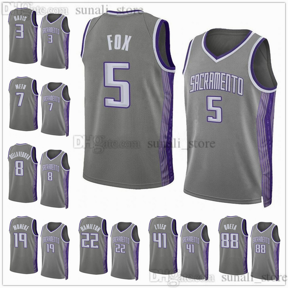 2022-23 City Grey 5 Basketball De'Aaron Fox Jerseys Harrison Barnes 40 Domantas Sabonis 10 Kevin Huerter 9 Keegan Murray 13 Malik Monk 0 Trey Lyles 41 Richaun Edition, White
2022-23 City Grey 5 Basketball De'Aaron Fox Jerseys Harrison Barnes 40 Domantas Sabonis 10 Kevin Huerter 9 Keegan Murray 13 Malik Monk 0 Trey Lyles 41 Richaun Edition, White