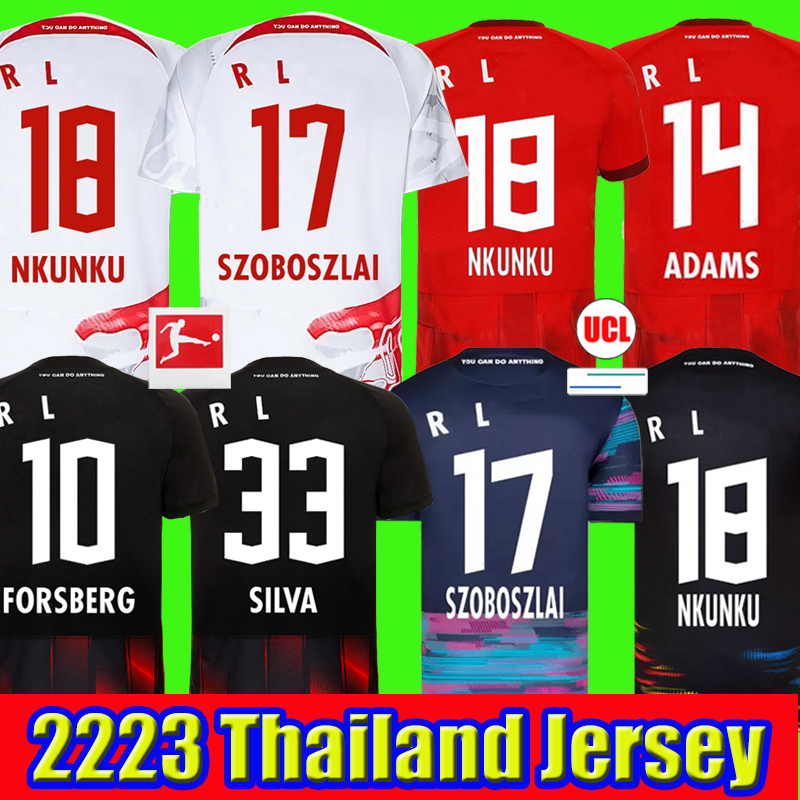 22 23 NKUNKU SILVA Soccer Jerseys 2022 2023 football jerseys HAIDARA OLMO SZOBOSZLAI Poulsen Klostermann FORSBERG LAIMER ADAMS Hommes Kits enfants, 2223 home
22 23 NKUNKU SILVA Soccer Jerseys 2022 2023 football jerseys HAIDARA OLMO SZOBOSZLAI Poulsen Klostermann FORSBERG LAIMER ADAMS Hommes Kits enfants, 2223 home