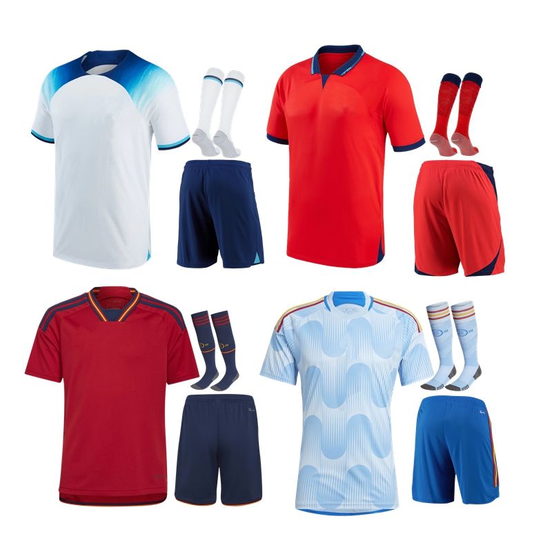 2022 2023 t shirt printing SPAIN ENGLANDs KIDS KITS ALDULT SUIT CAMISETA FUTBOL 22 23NEW FOOTBALL SHIRT SOCCER JERSEYS Tops FANS PLAYER VERSION WHOLESALE CUSTOM, No name and number
2022 2023 t shirt printing SPAIN ENGLANDs KIDS KITS ALDULT SUIT CAMISETA FUTBOL 22 23NEW FOOTBALL SHIRT SOCCER JERSEYS Tops FANS PLAYER VERSION WHOLESALE CUSTOM, No name and number