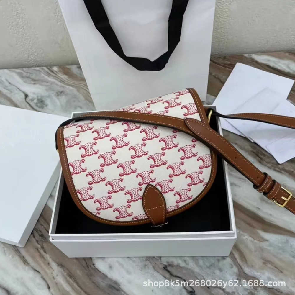 ZXF0 High Quality Handbag Celinns Classic Original Luxury Designer Bag New Triumphal Arch Spring Summer Lether Flower Semi-circulr Single Shoulder Crossbody, 19x15
ZXF0 High Quality Handbag Celinns Classic Original Luxury Designer Bag New Triumphal Arch Spring Summer Lether Flower Semi-circulr Single Shoulder Crossbody, 19x15