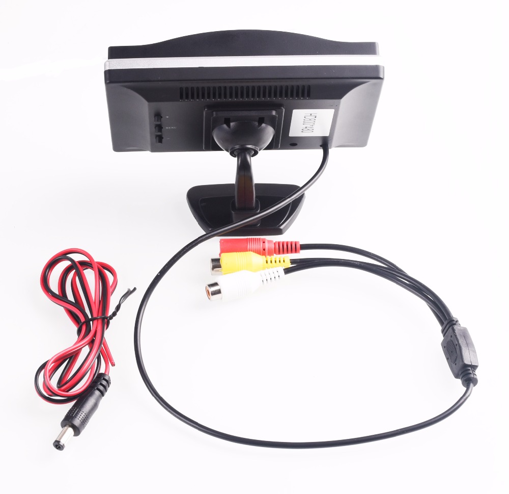 50 Car Video LCD TFT Color Monitor Screen For Auto Rrse Rearview Camera Support NTSC PAL Video System C251017