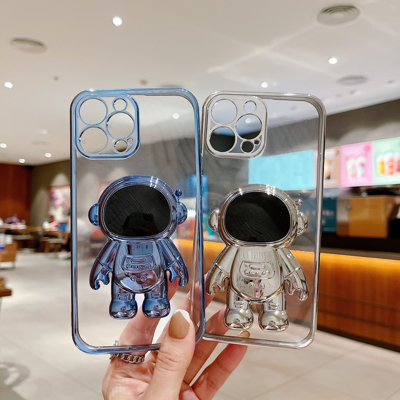 3D Astronaut Folding Stand Holder Phone Case For iPhone 13 12 11 Pro Max XS Max XR 7 Plus 14 Protection Soft Plating Cover
3D Astronaut Folding Stand Holder Phone Case For iPhone 13 12 11 Pro Max XS Max XR 7 Plus 14 Protection Soft Plating Cover