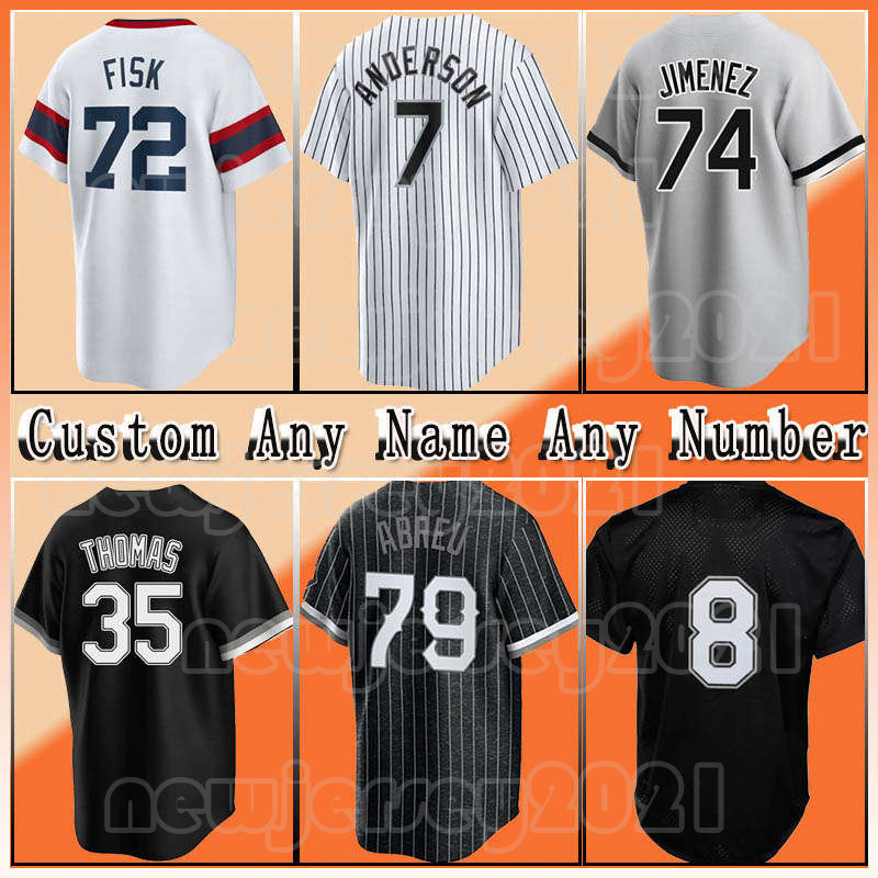 7 Tim Anderson 74 Eloy Jimenez Baseball 73 Yermin Mercedes Jersey 8 Bo Jackson White Sox 10 Yoan Moncada Chicago 79 Jose Abreu 88 Luis Robert 28 Leury Garcia 33 Lance Lynn, Men custom coolbase(b w)
7 Tim Anderson 74 Eloy Jimenez Baseball 73 Yermin Mercedes Jersey 8 Bo Jackson White Sox 10 Yoan Moncada Chicago 79 Jose Abreu 88 Luis Robert 28 Leury Garcia 33 Lance Lynn, Men custom coolbase(b w)