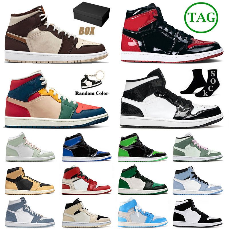 Jumpman 1 Mens Womens Basketball Shoes Designer Patent Bred 1s High Retro Panda Airness Cream Dark Chocolate Mid Dutch Green Sneake Air Jordans1 Jorde, 36-46 rust pink
Jumpman 1 Mens Womens Basketball Shoes Designer Patent Bred 1s High Retro Panda Airness Cream Dark Chocolate Mid Dutch Green Sneake Air Jordans1 Jorde, 36-46 rust pink