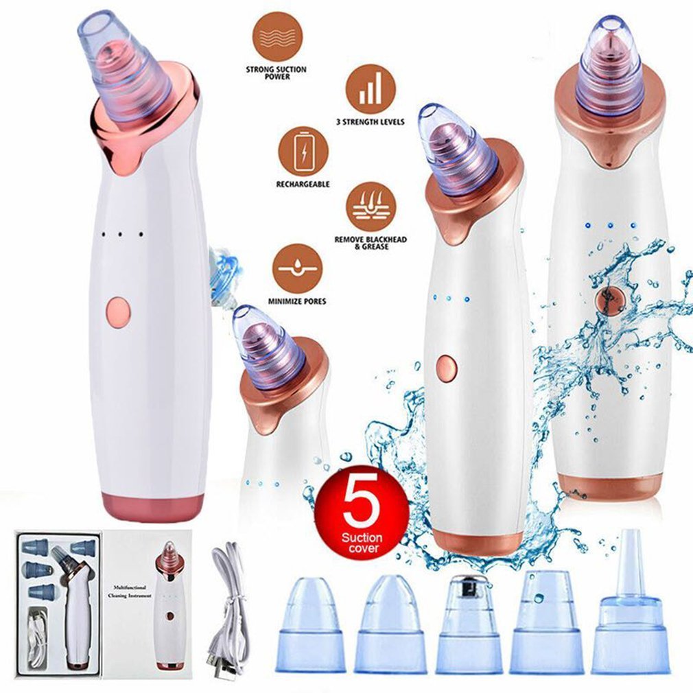 Face Care Devices Blackhead Remover Deep Nose Cleaner T Zone Pore Acne Pimple Removal Vacuum Suction Diamond Beauty Clean Skin Tool 221110