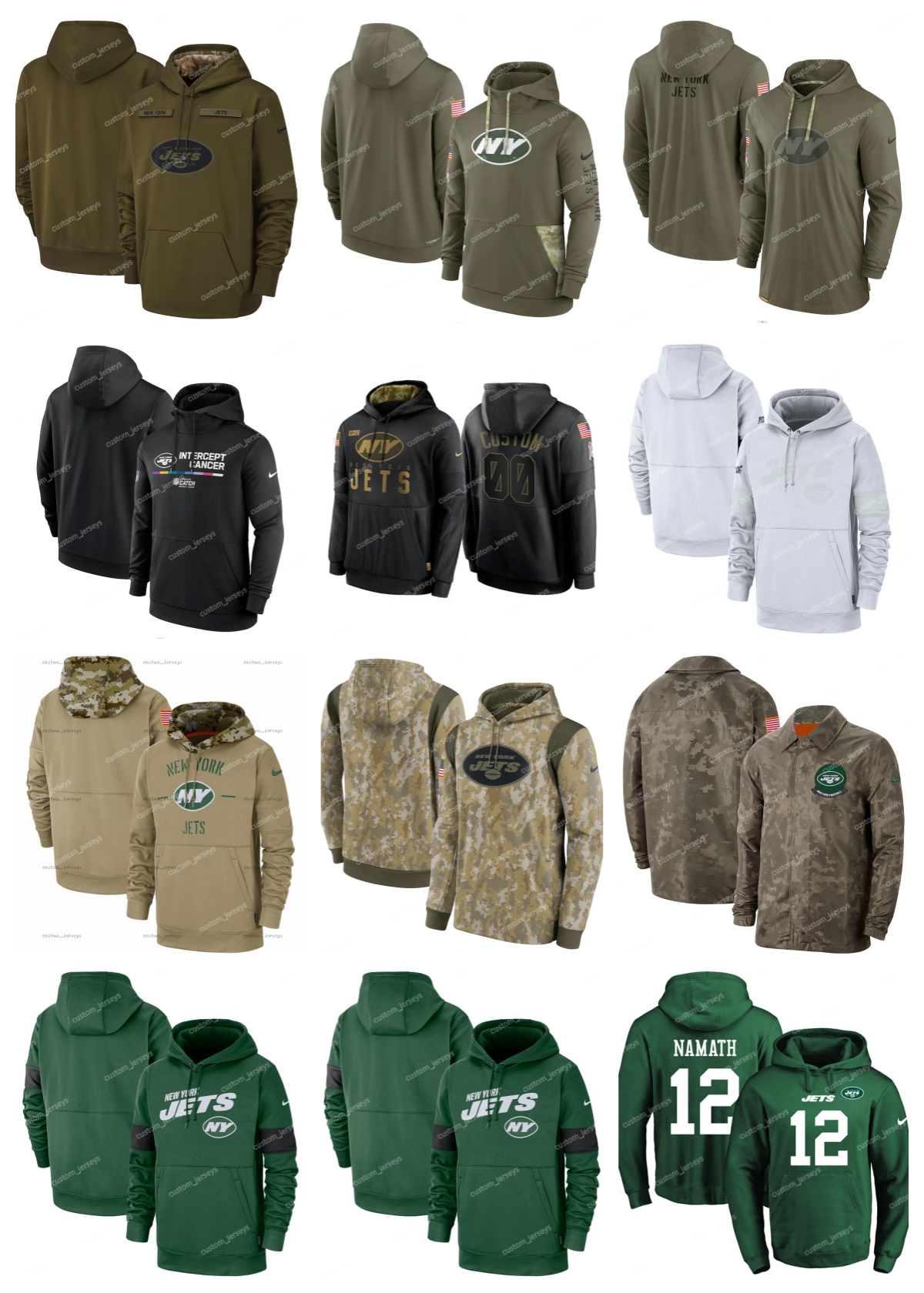 Men Women Youth New York''Jets''Hoodie Olive 2022 Salute to Service Therma Performance Pullover Custom Black Armygreen''NFL''Hoodie, 13
Men Women Youth New York''Jets''Hoodie Olive 2022 Salute to Service Therma Performance Pullover Custom Black Armygreen''NFL''Hoodie, 13