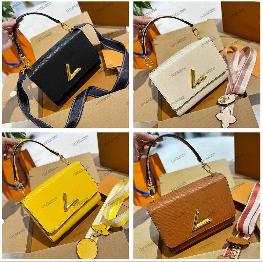 Twist MM Shoulder Bag Twist-lock Designer Handbag Epi Grained Leather Wide jacquard strap Monograms blossoms Crossbody Luxury Purse, 01
Twist MM Shoulder Bag Twist-lock Designer Handbag Epi Grained Leather Wide jacquard strap Monograms blossoms Crossbody Luxury Purse, 01
