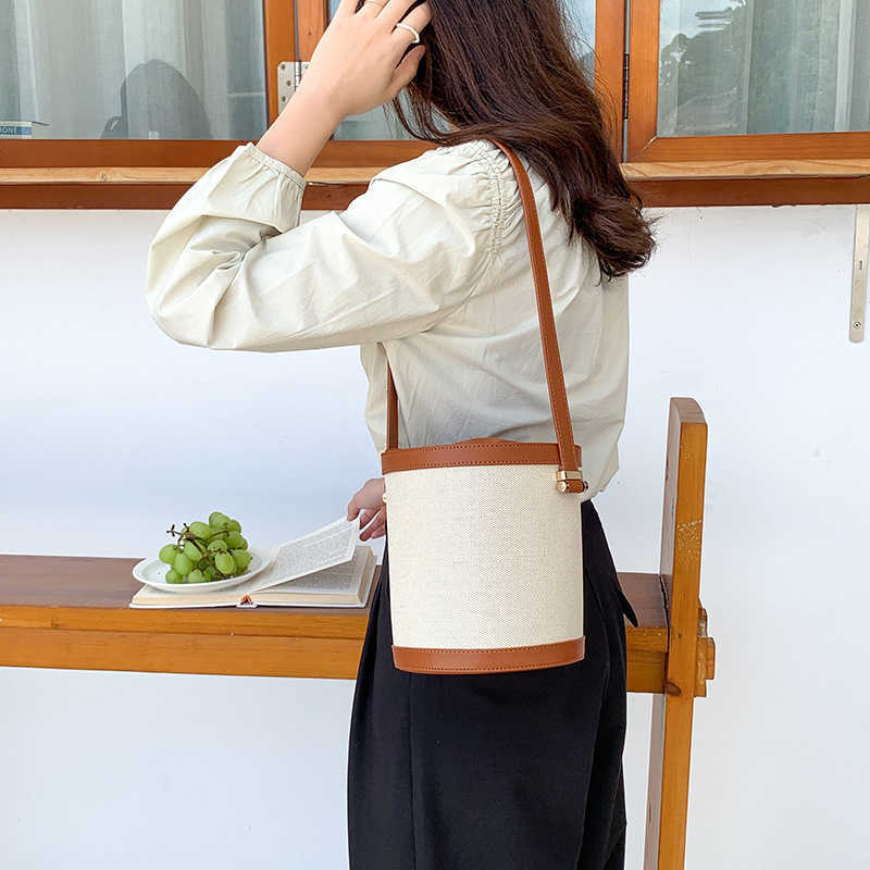 CGXG High Quality Handbag Celinns Classic Original Luxury Designer Bag Triumphal Arch Portable Bucket Women's New Splicing Canvas Single Shoulder Fashion Cylinder, Brown 1
CGXG High Quality Handbag Celinns Classic Original Luxury Designer Bag Triumphal Arch Portable Bucket Women's New Splicing Canvas Single Shoulder Fashion Cylinder, Brown 1