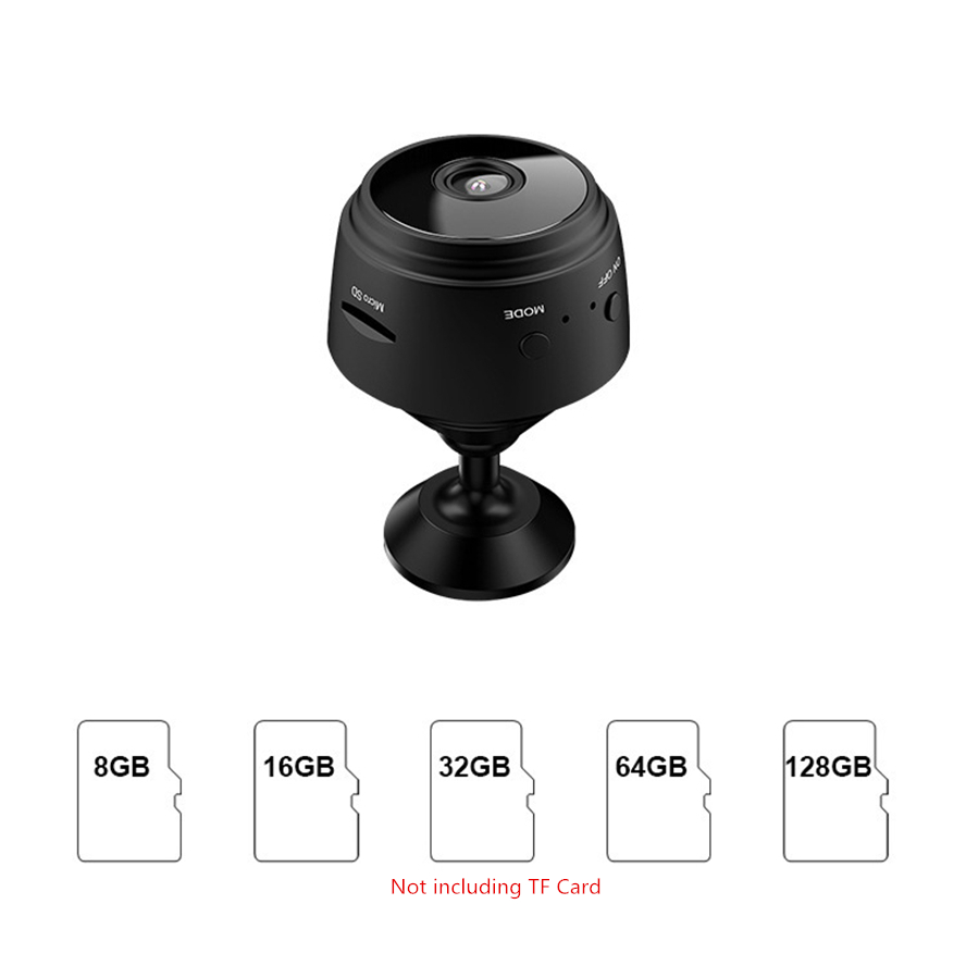 A9 1080P Wifi Mini Camera Home Security P2P Cameras WiFi Night Vision Wireless Surveillance Cam Remote Monitor Phone App Download