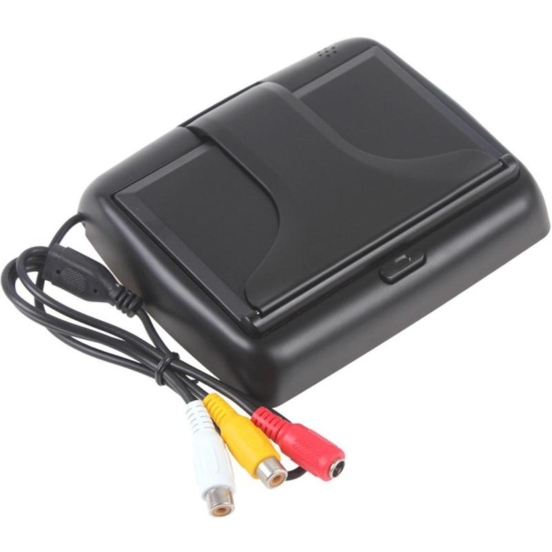 4.3 Inch TFT LCD Screen Car Monitor Rearview Reverse Parking Monitors With 2 channel Video Input Camera Optional