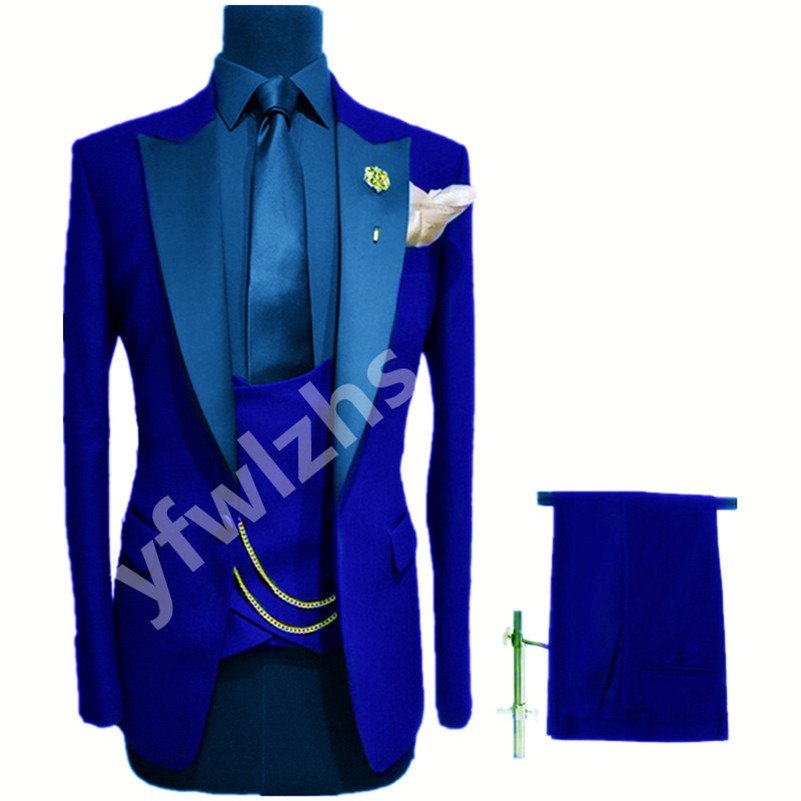 Handsome One Button Groomsmen Peak Lapel Groom Tuxedos Mens Wedding Dress Man Jacket Blazer Prom Dinner suits Jacket Pants Tie Vest W1055, Same as image
Handsome One Button Groomsmen Peak Lapel Groom Tuxedos Mens Wedding Dress Man Jacket Blazer Prom Dinner suits Jacket Pants Tie Vest W1055, Same as image