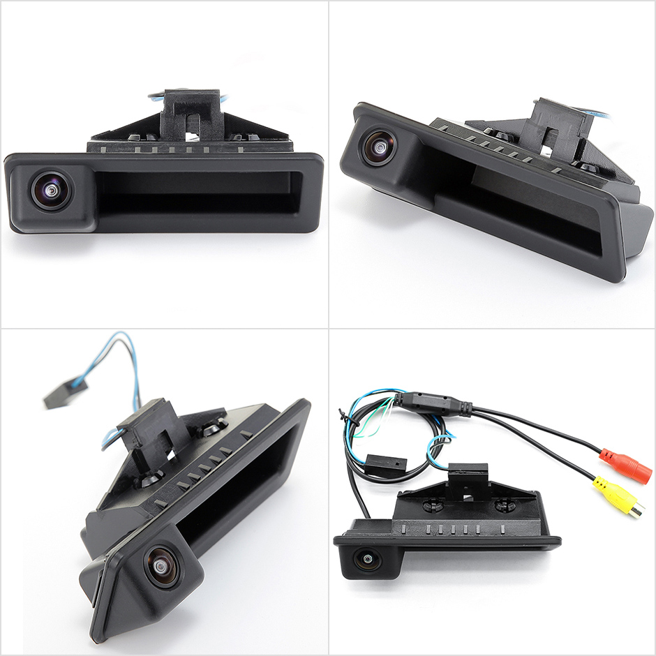Vehicle HD AHD 1080P Fisheye Lens Car Reverse Backup Trunk Handle Camera For BMW 3 Series 5 Series X5 X6 E39 E60 E70 E82 E90