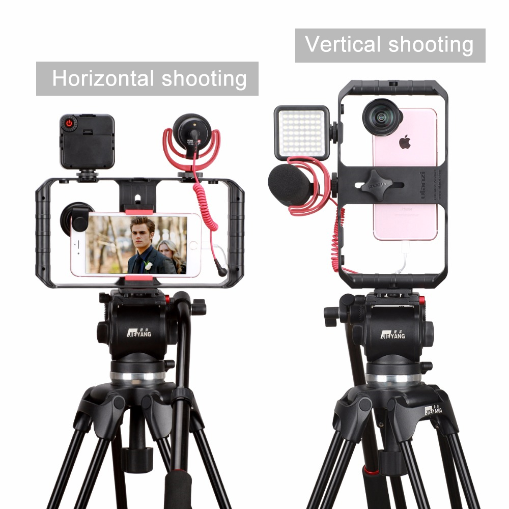 Other A V Accessories Ulanzi U Rig Pro Smartphone Video Hand Grip Filmmaking Case Phone Stabilizer Handheld Tripod Mount for Andro