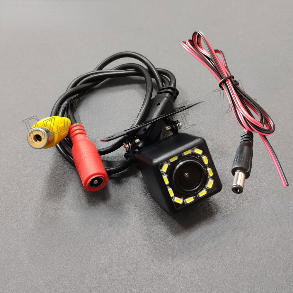 Wide Angle HD Color Image Waterproof Universal Backup Reverse Parking Camera 8 LED IR Night Visions Car Rear View Camera