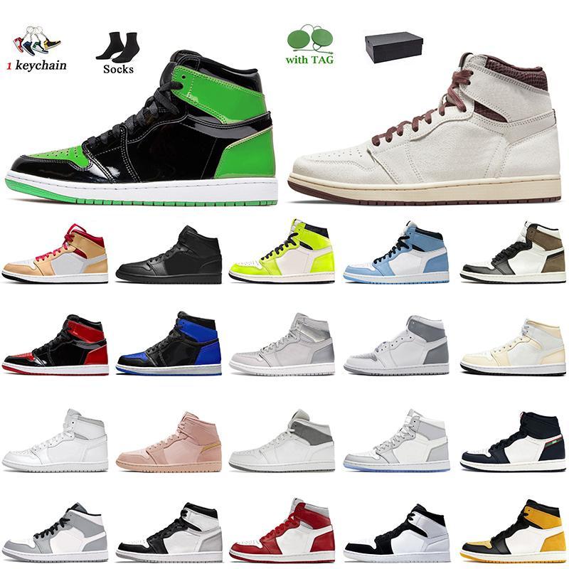 Basketball Shoes Surfaces Sneakers Sport Trainers Fashion Jumpman 1s Patent Green Dark Mocha Hyper Royal with Box Size Us 13 Mens High Og 1, A63 atmosphere bubble gum 36-47
Basketball Shoes Surfaces Sneakers Sport Trainers Fashion Jumpman 1s Patent Green Dark Mocha Hyper Royal with Box Size Us 13 Mens High Og 1, A63 atmosphere bubble gum 36-47