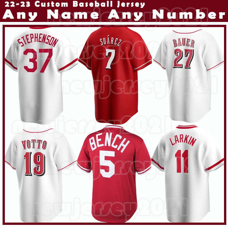 Reds Baseball Jersey Cincinnati Moustakas Jonathan India Johnny Bench 19 Joey Votto 30 Ken Griffey Jr 11 Barry Larkin 14 Pete Rose 37 Tyler Stephenson Hunter Greene, Men custom retro(h r)
Reds Baseball Jersey Cincinnati Moustakas Jonathan India Johnny Bench 19 Joey Votto 30 Ken Griffey Jr 11 Barry Larkin 14 Pete Rose 37 Tyler Stephenson Hunter Greene, Men custom retro(h r)