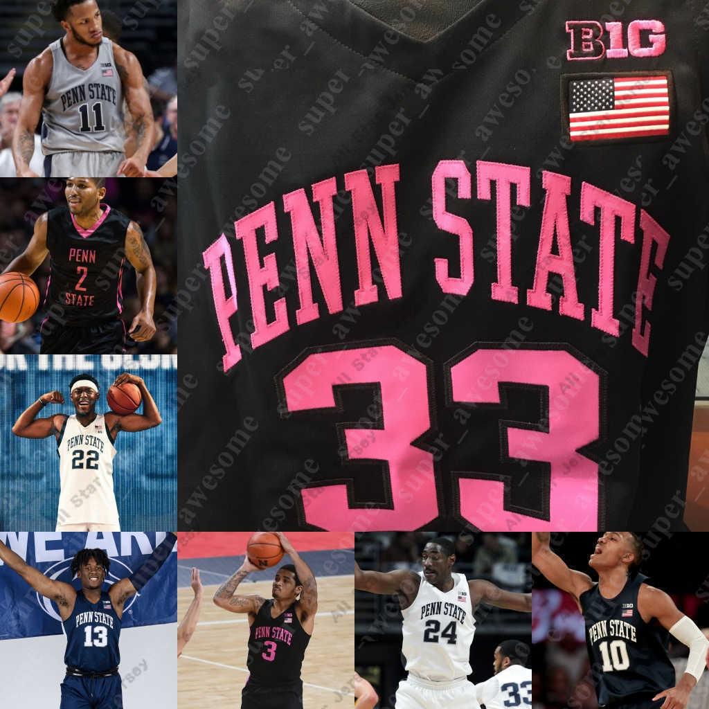 Basketball Jerseys NCAA Penn State Basketball Jersey Seth Lundy Sam Sessoms John Harrar Myles Dread Irekefe Oweh Caleb Dorsey Greg Lee Jaheam Cornwall Jevonnie