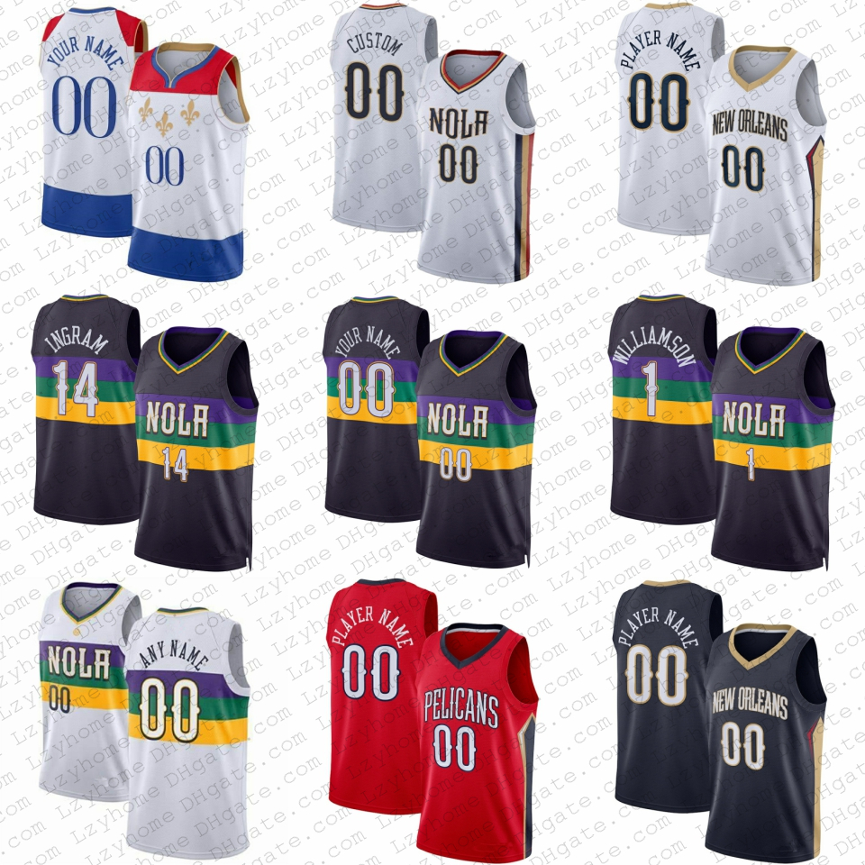 Zion Brandon Ingram Williamson Custom Pelican Basketball Jerseys CJ McCollum Herbert Jones Jonas Valanciunas Jose Alvarado Trey Hayes Murphy III 2022 23 City, Mens
Zion Brandon Ingram Williamson Custom Pelican Basketball Jerseys CJ McCollum Herbert Jones Jonas Valanciunas Jose Alvarado Trey Hayes Murphy III 2022 23 City, Mens