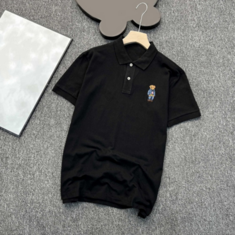 Classic lapel embroidery Polos Bear 100% cotton beaded fabric five colors -XXL, White
Classic lapel embroidery Polos Bear 100% cotton beaded fabric five colors -XXL, White