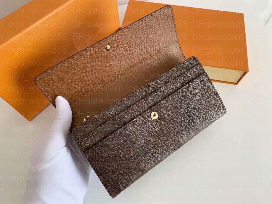New women designer luxury bottoms wallet long check wallet lulticolor coin purse Card holder men zipper pocket clutch bag M61734, Brown flower
New women designer luxury bottoms wallet long check wallet lulticolor coin purse Card holder men zipper pocket clutch bag M61734, Brown flower