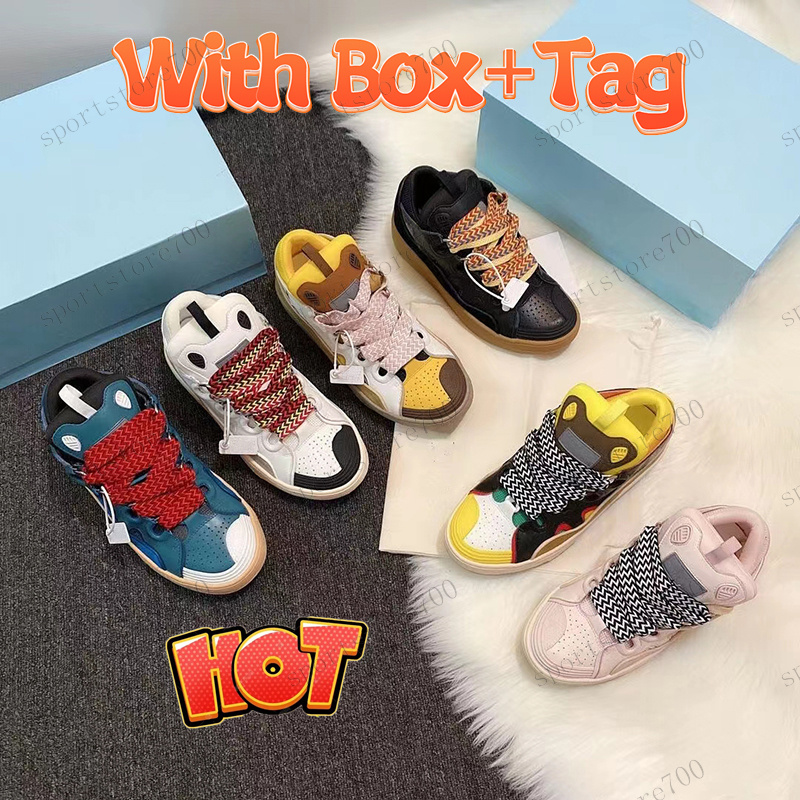 With box designer sneakers luxury lanvins casual shoes mens womens spring autumn outdoor sport shoe fashion brand rubber Platform trainers nappa calfskin size 35-46, Color 27
With box designer sneakers luxury lanvins casual shoes mens womens spring autumn outdoor sport shoe fashion brand rubber Platform trainers nappa calfskin size 35-46, Color 27