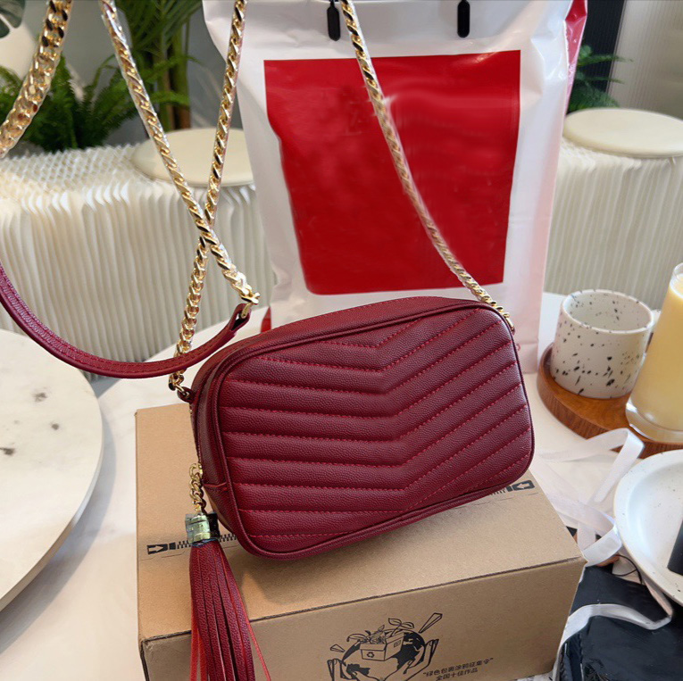 7A Top designer bags Womens cross body chain Bag Luxury shoulder bag leather classic letter handbag Fashion lady purse