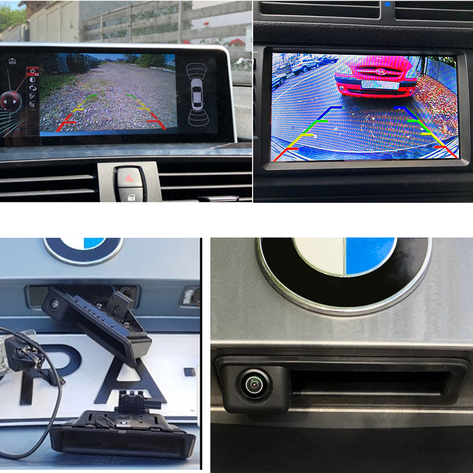 Vehicle HD AHD 1080P Fisheye Lens Car Reverse Backup Trunk Handle Camera For BMW 3 Series 5 Series X5 X6 E39 E60 E70 E82 E90