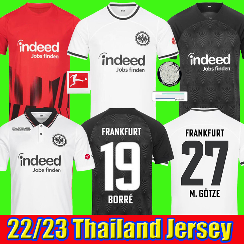 22/23 Eintracht Frankfurt M.GOTZE Soccer Jerseys 2022 2023 Champions Version BUDAPEST SOW Borre KOSTIC HAUGE HASEBE KAMADA HINTEREGGER men kids Football Shirt, 2223 away + europa
22/23 Eintracht Frankfurt M.GOTZE Soccer Jerseys 2022 2023 Champions Version BUDAPEST SOW Borre KOSTIC HAUGE HASEBE KAMADA HINTEREGGER men kids Football Shirt, 2223 away + europa