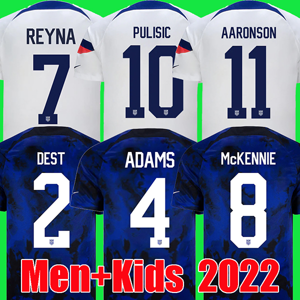 2022 PULISIC usAS AARONSON soccer jerseys ADAMS men kids kits united states football shirt top thailand quality REYNA McKENNIE DEST, Home kids
2022 PULISIC usAS AARONSON soccer jerseys ADAMS men kids kits united states football shirt top thailand quality REYNA McKENNIE DEST, Home kids