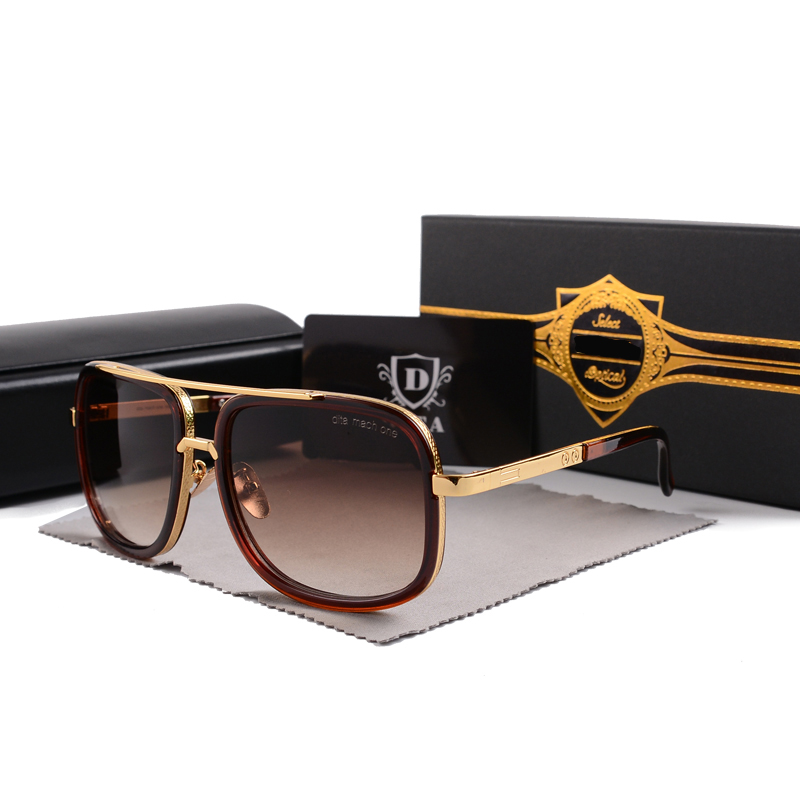 2023 NEW Hot Brand men pair eyewear Women retro square steampunk UV400 protective Aviation eyeglasses Luxury brands DITA