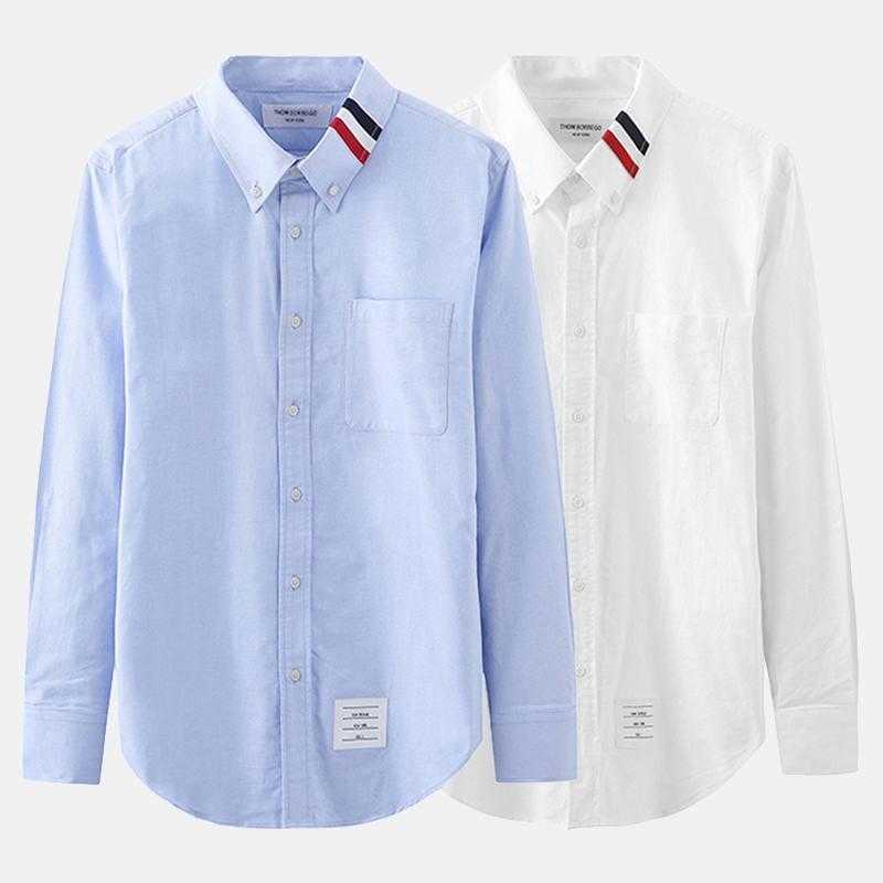Mens Shirt Luxurys Thoms Brownns Designers Menswear Casual bussiness Light Luxury Brand Tb Men's Autumn and Winter Cotton Embroidery Slim Long Sleeve, Blue
Mens Shirt Luxurys Thoms Brownns Designers Menswear Casual bussiness Light Luxury Brand Tb Men's Autumn and Winter Cotton Embroidery Slim Long Sleeve, Blue