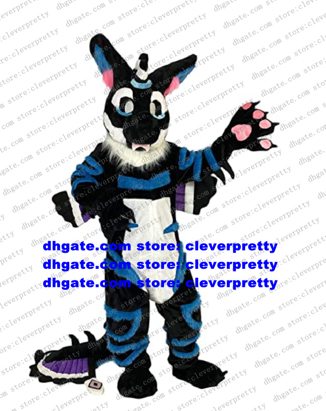 Black Blue Plush Furry Dragon Fursuit Mascot Costume Adult Cartoon Character Outfit Suit Crew Cabaret Take Group Photo zz7573, As in photos
Black Blue Plush Furry Dragon Fursuit Mascot Costume Adult Cartoon Character Outfit Suit Crew Cabaret Take Group Photo zz7573, As in photos