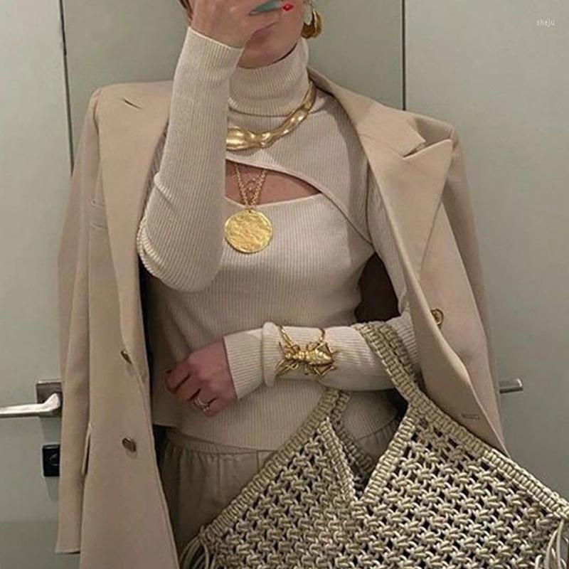 Women' Sweaters 2022 Autumn Turtleneck Long Sleeve Hollow Out Slim Knitted Women Fashion Sexy Ribber Knitwear Pullover Warm Sweater Top, Nz7008
Women' Sweaters 2022 Autumn Turtleneck Long Sleeve Hollow Out Slim Knitted Women Fashion Sexy Ribber Knitwear Pullover Warm Sweater Top, Nz7008