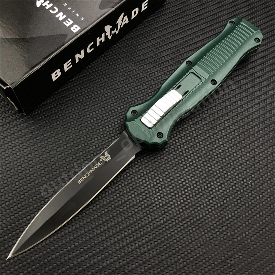 Green Benchmade 3300 Infidel Automatic Knife - D2 Satin Blade Aluminum Handles - Fast opening EDC Outdoor Survival Combat Tactical Hunting Camping knives BM 535 UT85
Green Benchmade 3300 Infidel Automatic Knife - D2 Satin Blade Aluminum Handles - Fast opening EDC Outdoor Survival Combat Tactical Hunting Camping knives BM 535 UT85