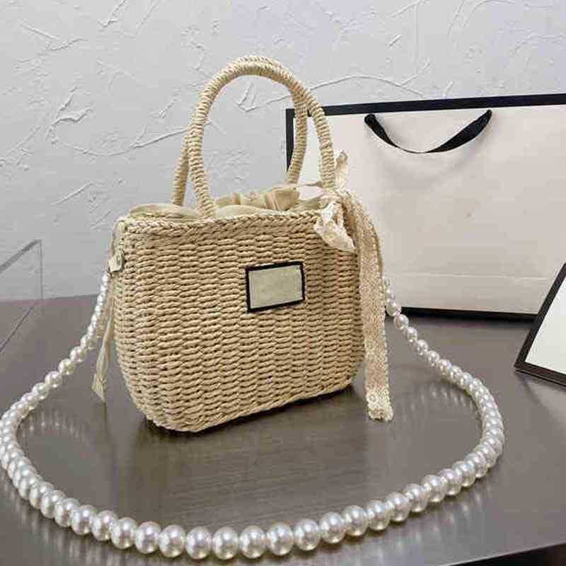 Straw Woven Bags Summer Women Handbags Pearl Chain Female Large Capacity Lady Buckets Messenger Shopping Travel Beach Wallets 220408, Brown
Straw Woven Bags Summer Women Handbags Pearl Chain Female Large Capacity Lady Buckets Messenger Shopping Travel Beach Wallets 220408, Brown