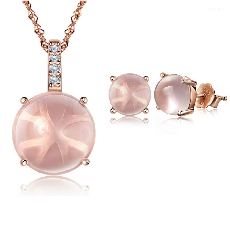 Necklace Earrings Set Ociki Rose Gold Color CZ Crystal Pink Opal Chokers And Jewelry Ross Quartz For Women Girls Drop, Picture shown
Necklace Earrings Set Ociki Rose Gold Color CZ Crystal Pink Opal Chokers And Jewelry Ross Quartz For Women Girls Drop, Picture shown