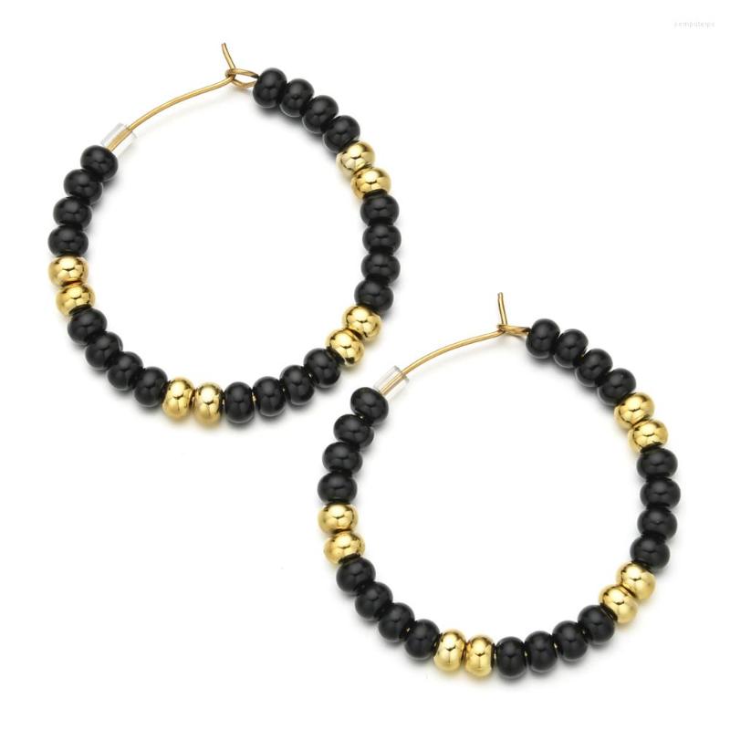 Hoop Earrings Bohemian Multicolor Beads For Women Handmade Boho Ear Vintage Jewelry Gold Color Statement Gifts
Hoop Earrings Bohemian Multicolor Beads For Women Handmade Boho Ear Vintage Jewelry Gold Color Statement Gifts