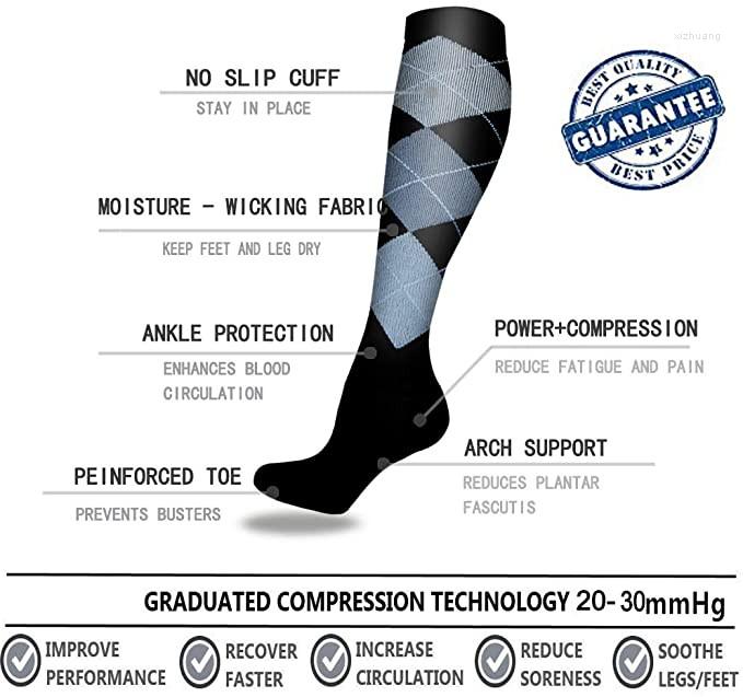 Men's Socks Compression 20-30 MmHg Knee High Tube Edema Diabetes Varicose Veins Business Men's Running Nursing Meias, Wys001-144
Men's Socks Compression 20-30 MmHg Knee High Tube Edema Diabetes Varicose Veins Business Men's Running Nursing Meias, Wys001-144