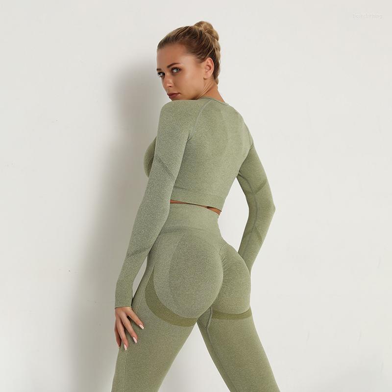 Active Sets High Stretch Seamless Yoga Set Workout Hip Push UP Gym Suits Long Sleeve Fitness Leggings Women Running Training Pants, Blue
Active Sets High Stretch Seamless Yoga Set Workout Hip Push UP Gym Suits Long Sleeve Fitness Leggings Women Running Training Pants, Blue