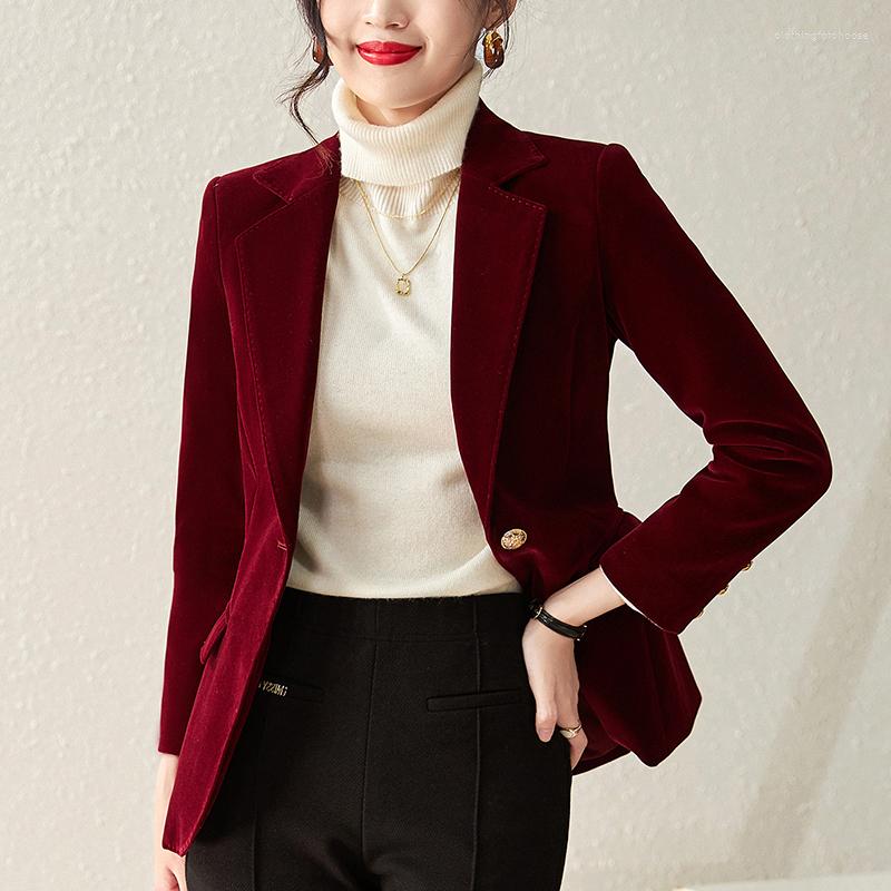 Women' Suits Vintage Women' Velvet Suit Elegant Fashion Blazer For Women Autumn Winter Notched Collar Long Sleeve Woman Jacket Coat, Black
Women' Suits Vintage Women' Velvet Suit Elegant Fashion Blazer For Women Autumn Winter Notched Collar Long Sleeve Woman Jacket Coat, Black