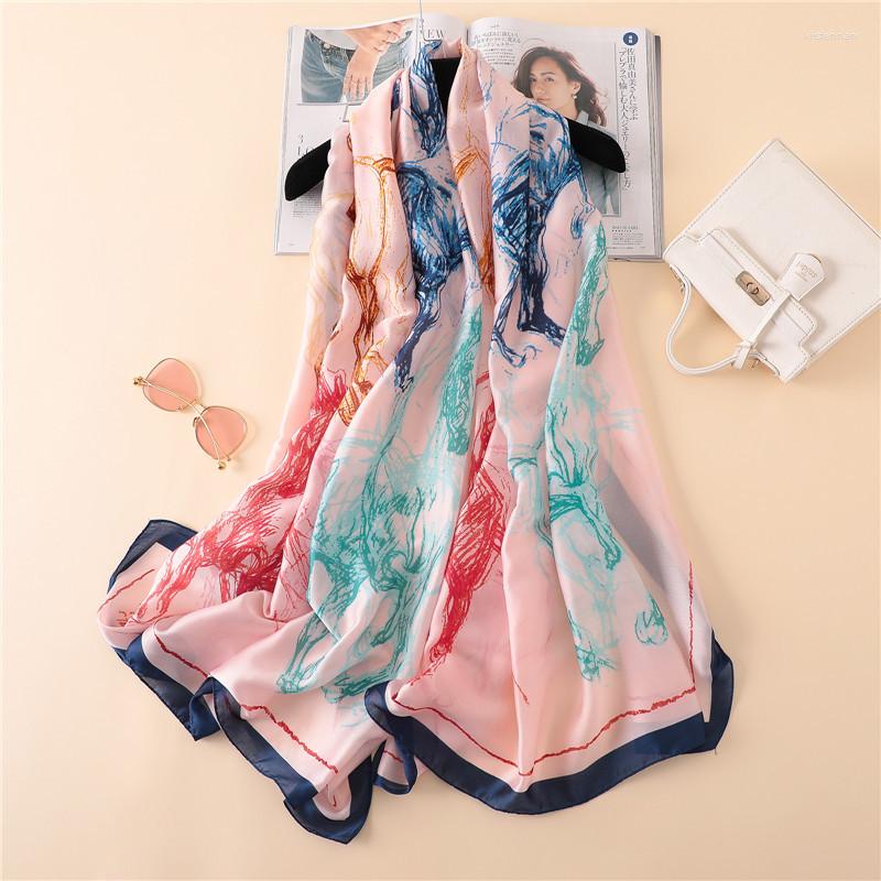 Scarves KOI LEAPING Summer Woman Fashion Horse Print Printing Long Scarf Headscarf Mature Girl Gift
Scarves KOI LEAPING Summer Woman Fashion Horse Print Printing Long Scarf Headscarf Mature Girl Gift