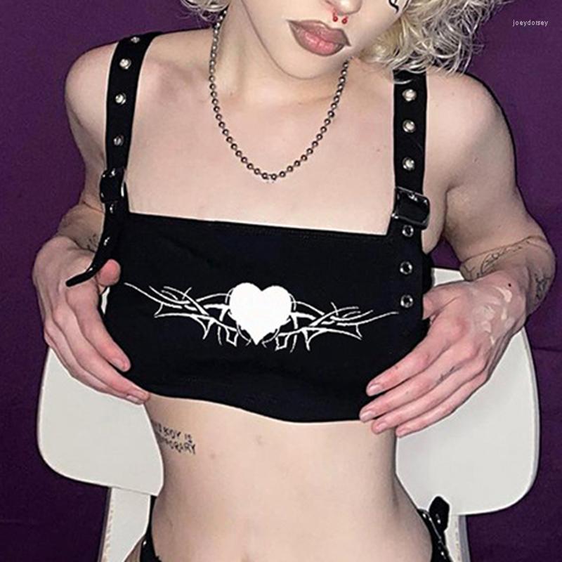 Women' Tanks Gothic Grunge Black Cami Top Harajuku Print Backless Adjust Strap Cropped Bodycon E-girl Mall Goth Emo Alt Corset Vest Women
Women' Tanks Gothic Grunge Black Cami Top Harajuku Print Backless Adjust Strap Cropped Bodycon E-girl Mall Goth Emo Alt Corset Vest Women