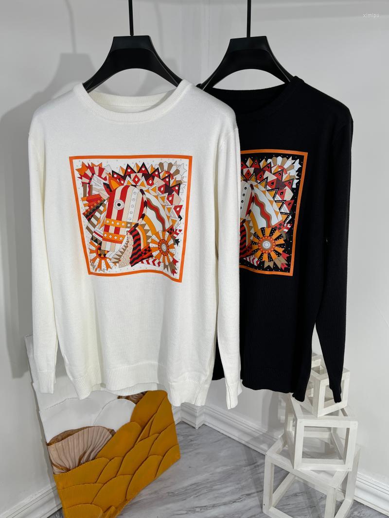 Men's Sweaters Ad0320 Fashion Men's 2022 Runway Luxury European Design Party Style Clothing, Black