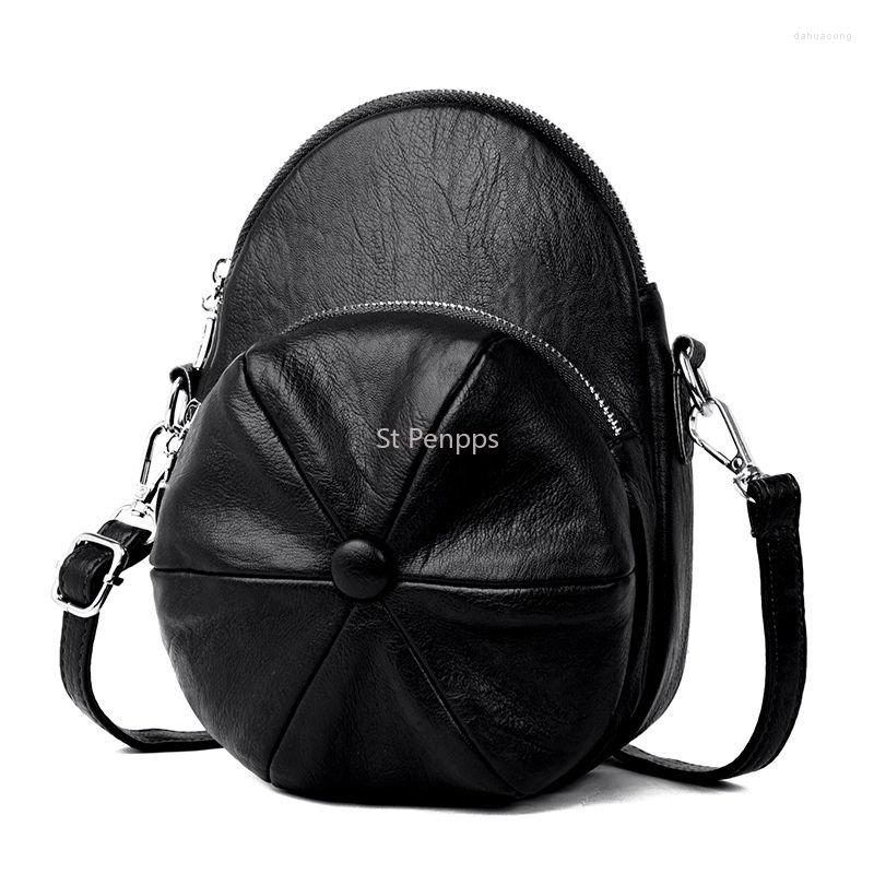 Evening Bags Fashion Designer Hat Shape Women Shoulder Bag Soft Leather Crossbody Messenger Ladies Handbag Feminin, Black
Evening Bags Fashion Designer Hat Shape Women Shoulder Bag Soft Leather Crossbody Messenger Ladies Handbag Feminin, Black