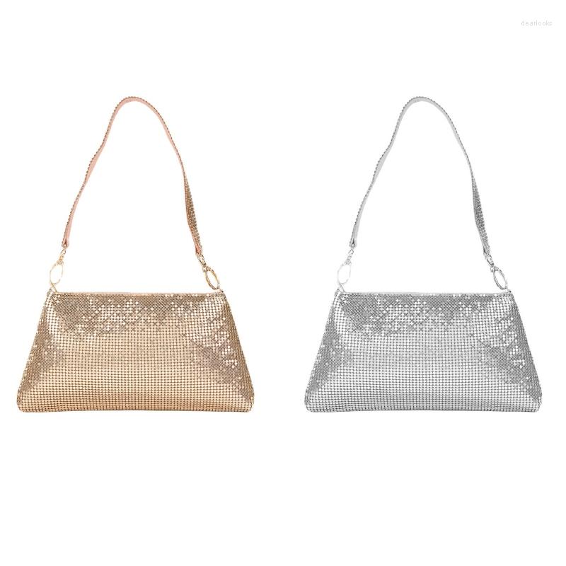 Evening Bags Female Shiny Sequins Underarm Shoulder Bag Fashion Women Bling Handbag For Banquet Party Date Club Wedding Purse, Gold
Evening Bags Female Shiny Sequins Underarm Shoulder Bag Fashion Women Bling Handbag For Banquet Party Date Club Wedding Purse, Gold
