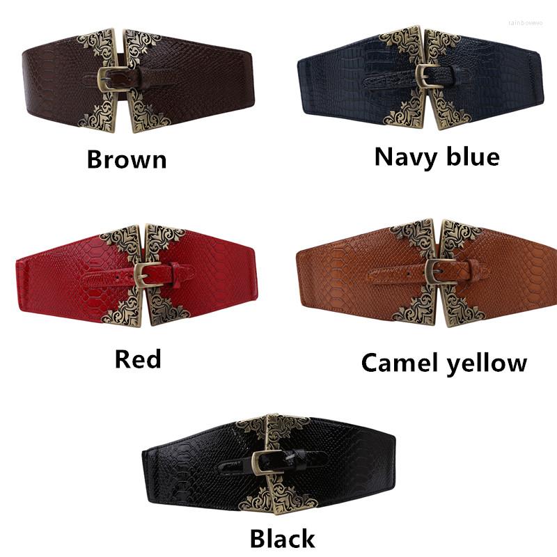 Belts Crocodile Pattern Women Belt Fashion Adjustable Waist Pu Leather Metal Buckle Pin For Ladies Dress Wild Waistband, Brown
Belts Crocodile Pattern Women Belt Fashion Adjustable Waist Pu Leather Metal Buckle Pin For Ladies Dress Wild Waistband, Brown