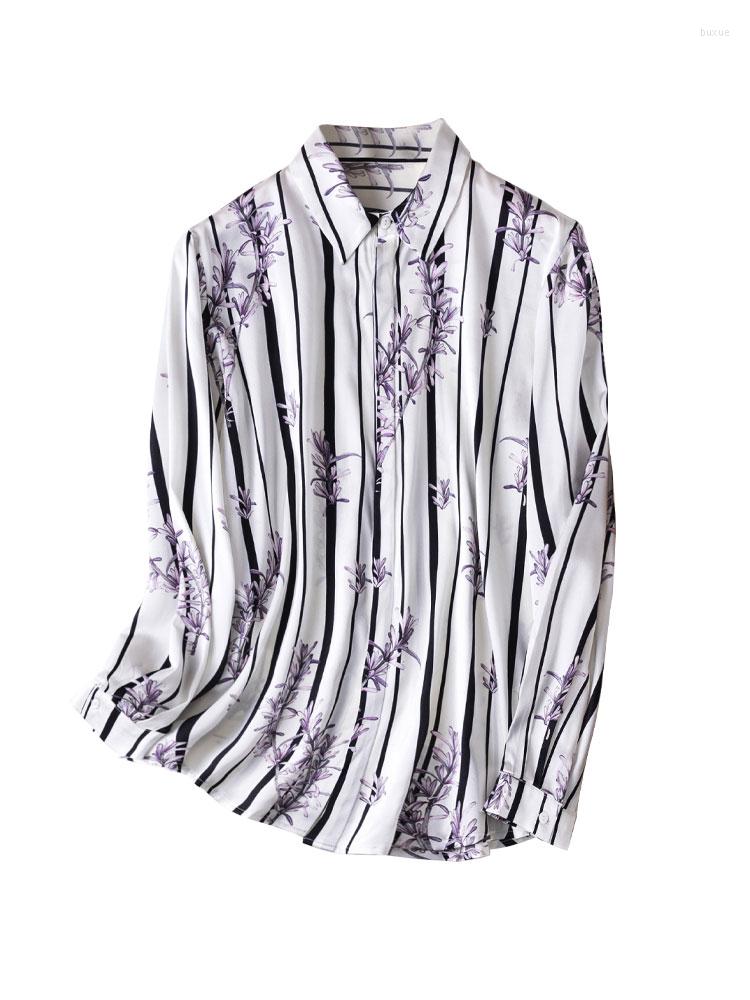 Women's Blouses Women Summer Natural Silk Blouse Real Long Sleeve Basic Shirt Floral Print Top Shirts For, Picture shown
Women's Blouses Women Summer Natural Silk Blouse Real Long Sleeve Basic Shirt Floral Print Top Shirts For, Picture shown