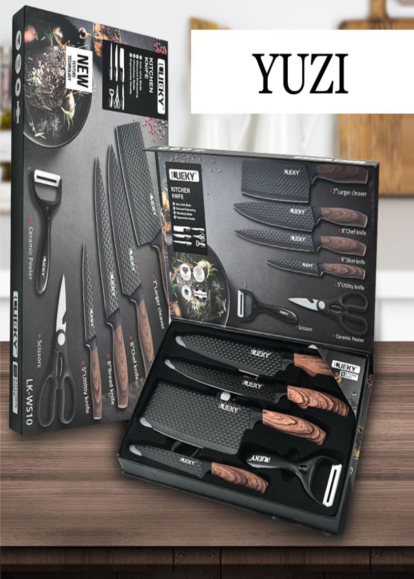 Stainless Steel Kitchen Knives Set Chef Knife Scissor Ceramic Peel Meat Cleaver Slicing Tools Utility Cooking Tool7099296
Stainless Steel Kitchen Knives Set Chef Knife Scissor Ceramic Peel Meat Cleaver Slicing Tools Utility Cooking Tool7099296